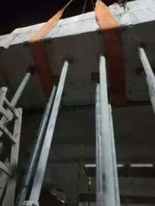 Демонтаж с использованием крана