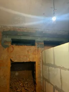Создание нового проёма и усиление