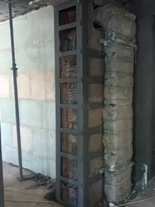 Усиление проёма уголками