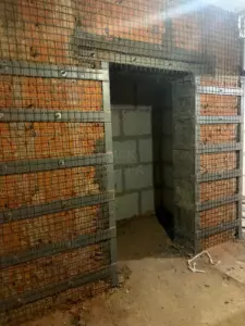 Усиление проёма в кирпичной стене